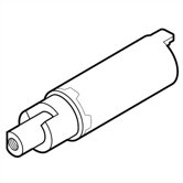 Extender for Diverter Handle Stem in Three Handle Bath Faucets