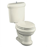 Revival Two-Piece Elongated Toilet French Gold flush Trim