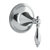 Finial Traditional Transfer Valve Shower Faucet Trim