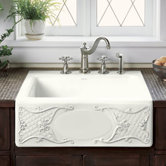Tidings Design on Alcott Tile In Sink