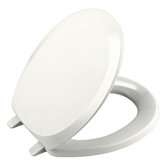 French Curve Round Closed-Front Toilet Seat and Cover