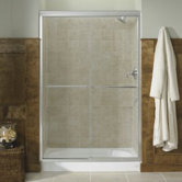Fluence Frameless Bypass Sliding Shower Door