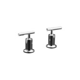 Purist Two-Handle Bath or Deck-Mount Faucet Trim with Lever Handles