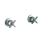 Triton Two-handle Wall-mount Valve Trim with Cross Handles