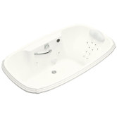 Portrait 67" x 42" Drop-in Whirlpool with Massage Experience and Left-Hand Pump