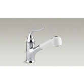 Coralais Single-Hole or Three-Hole Kitchen Sink Faucet