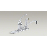 Coralais Three-Hole Kitchen Sink Faucet
