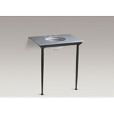 Marrakesh Design On Vitreous China Vanity-Top with Widespread Faucet Holes