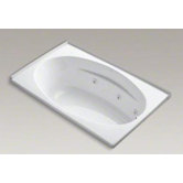 60" x 36" Alcove Whirlpool with Flange, Heater and Left-Hand Drain