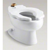 Primary 1.28 gpf Elongated Bowl with Seat, White