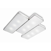 Panel 9 Light Flush Mount
