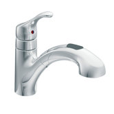 Renzo One Handle Single Hole Low Arc Kitchen Faucet