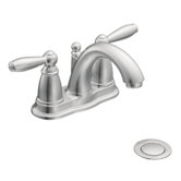 Brantford Double Handle Centerset Low Arc Bathroom Faucet