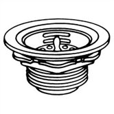 2" Basket Strainer With Drain Assembly
