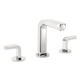 Metris S Widespread Bathroom Faucet with Double Lever Handles
