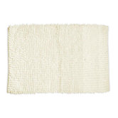 Loop Twist Bath Mat in White 1'8" x 2'8"