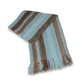Utopia Chenille Throw in Aqua