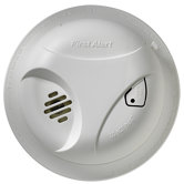 Battery Operated Smoke Alarm with Single Test Button (Set of 2)