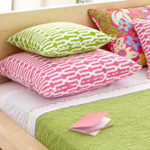 Bright Stuff Links 26" Decorative Pillow in Pink