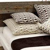 Neutral Territory Links 26" Decorative Pillow in Taupe