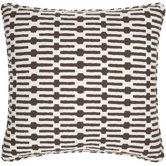 Neutral Territory Links 18" Decorative Pillow in Tobacco