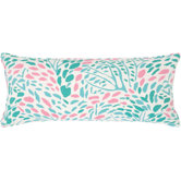 Toadstool Double Boudoir Pillow in Peacock
