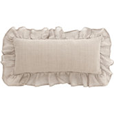 Linen Mesh Double Boudoir Pillow