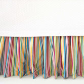 Rainbow Cotton Bed Skirt