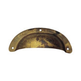 3.03" Bin Pull in Distressed Antique Brass