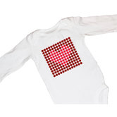 Heart Matrix Long Sleeve Bodysuit