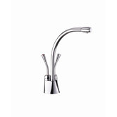 Double Handle Single Hole Little Butler Hot / Cold Water Dispenser Faucet with Filter