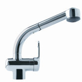 Single Handle Single Hole Kitchen Faucet with Dual Spray