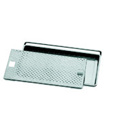 Rail System 2-Piece Drain Rack in Stainless Steel