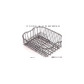 Drainer Basket with Holder in White