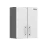 Storage 2-Door Wall 24" Cabinet in Starfire Pearl w/Two Adjustable Shelves
