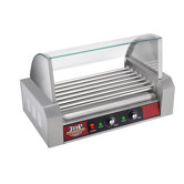Top Dawg Commercial 7 Roller Hot Dog Machine with Cover