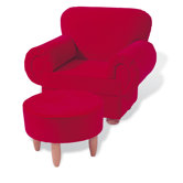 Kindersessel "Hilde" in Rot