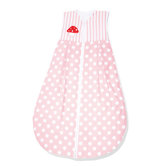 110cm Sommer-Kugelschlafsack "Gl&uuml;ckspilz" in Rosa