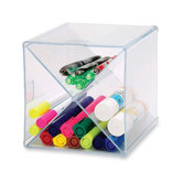 Storage Organizer, X-Cube, 6"x6"x6", Clear