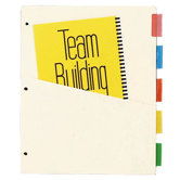 Ring Binder Dividers, w/ Pocket, 7 pt., 5-Tab, 11"x9"