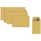 Sparco Brown Kraft Coin Envelopes , Brown kraft
