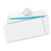 Peel-To-Seal Envelopes, Regular, No.10, 4-1/8"x9-1/2", 500/BX, White