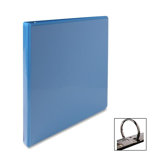 Round Ring View Binder, 1/2"Capacity, 11"x8-1/2", Light Blue