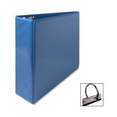Round Ring View Binder, 3"Capacity, 11"x8-1/2", Light Blue