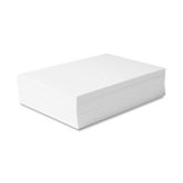 Memo Filler Sheets, Plain Rule, 250 Sheets/Pack, 4"x6", White, 500 Sheets