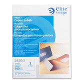Copier Mailing Labels, 1"x2-3/4", 3300/PK, White