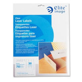 Mailing Address Labels, Laser, Clear, 1"x2-3/4", 750 per Pack