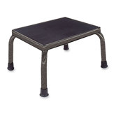 Anti-skid Footstools, Black/chrome