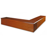 88000 Series Reception Counter, Cherry
