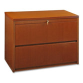 88000 Series 36" Two Drawer Lateral File, Cherry